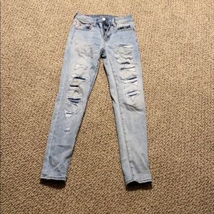 American eagle ripped jeans